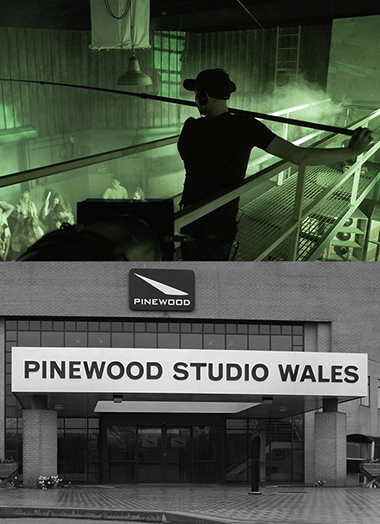 Sound recordist, slate, pinewood studio